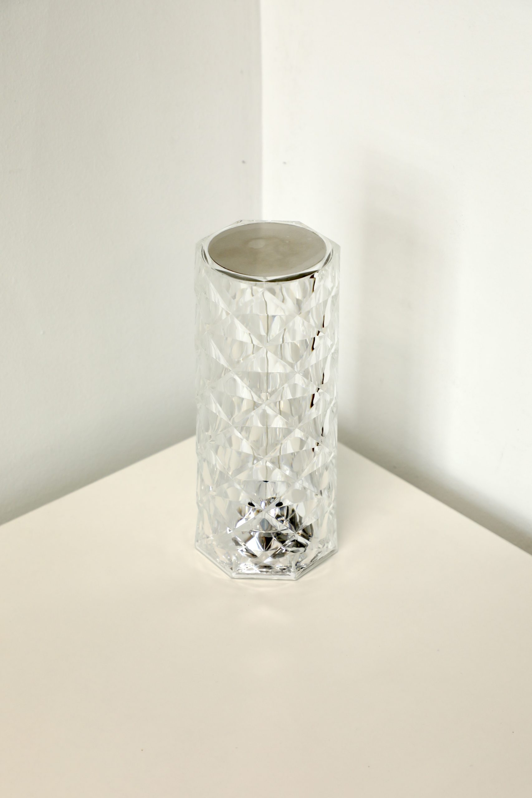 Lámpara diamante de Efecto Rosa RGB Forma Cilindrica con Mando-SL604