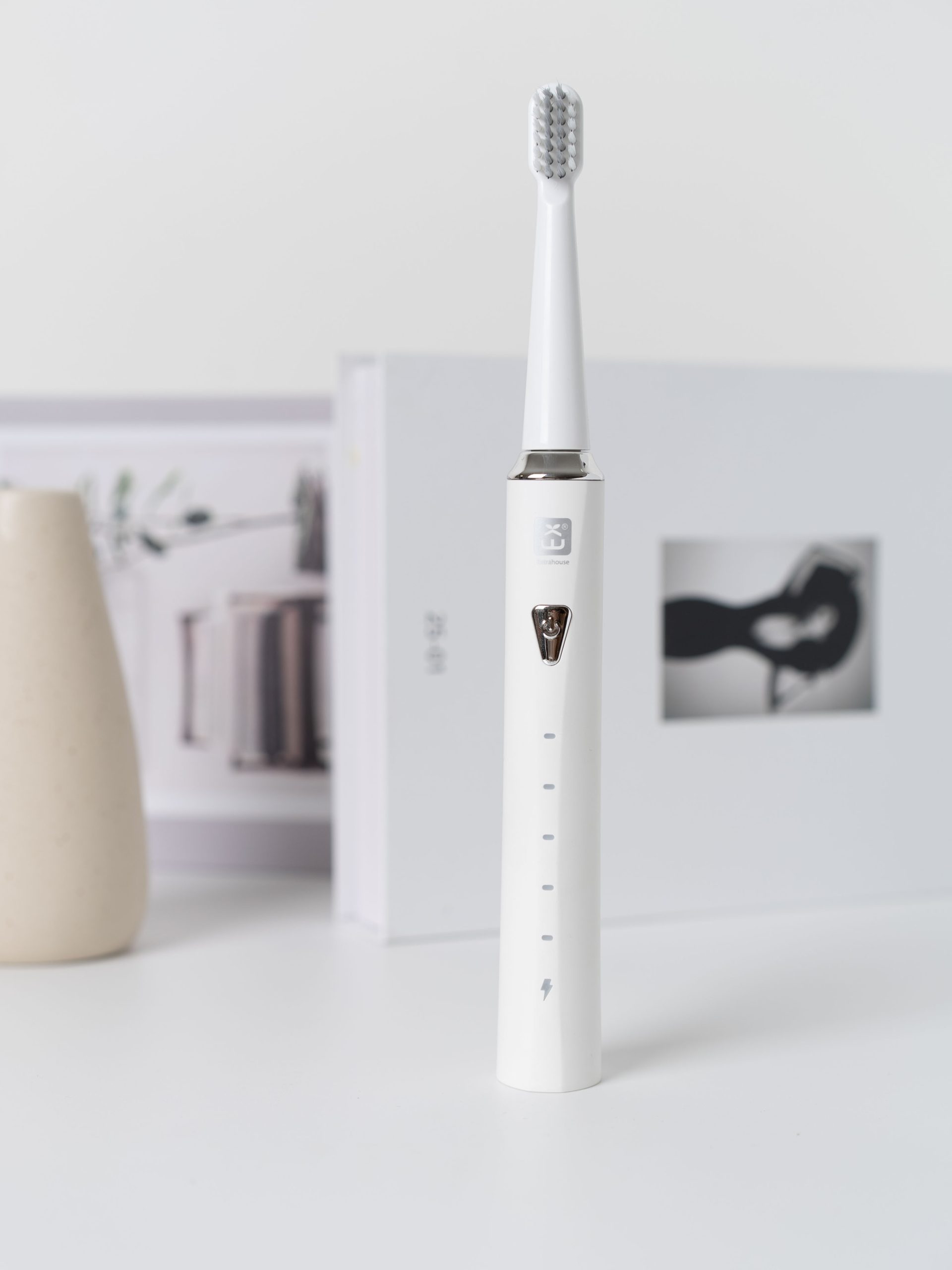 CEPILLO DENTAL ELECTRICO SONICO RECARGABLE 5MODOS 4CABEZALES INCL. PILA 500mAh-NM304 - Imagen 4