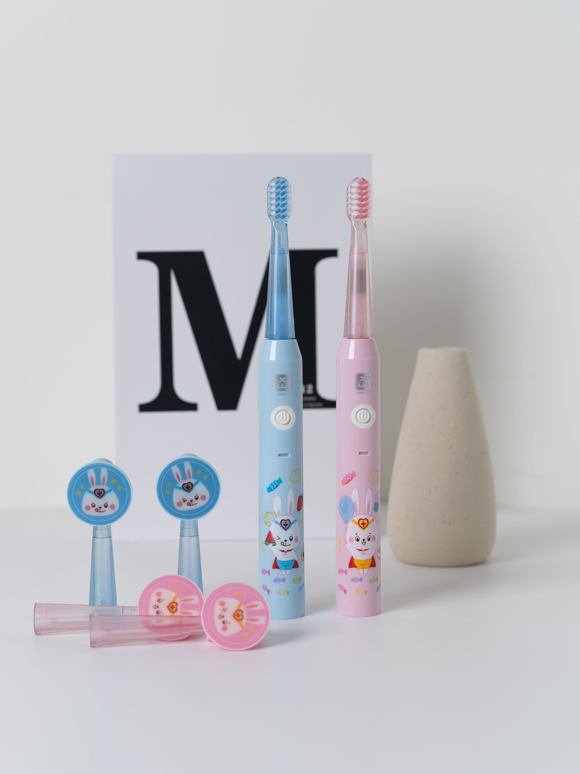 CEPILLO DENTAL ELECTRICO SONICO INFANTIL RECARGABLE 3MODOS 3CABEZALES INCL - Imagen 4