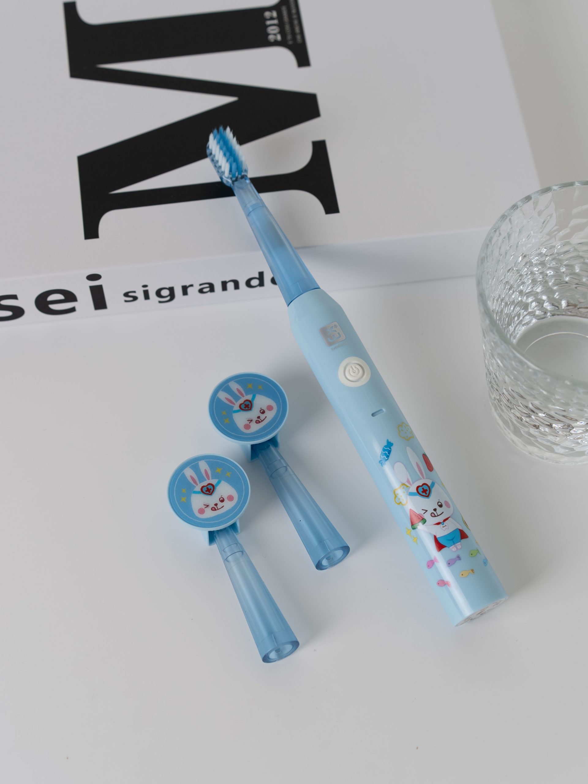 CEPILLO DENTAL ELECTRICO SONICO INFANTIL RECARGABLE 3MODOS 3CABEZALES INCL - Imagen 5