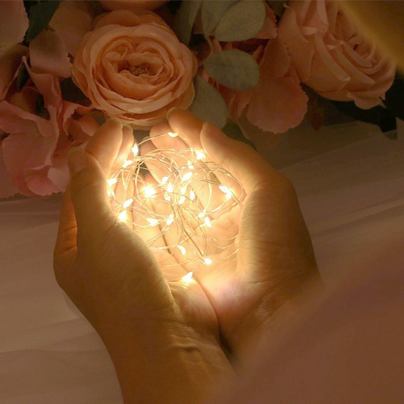 TIRAS DE LED SOLAR 200LED 2MX2M 3000K-A2X2M - Imagen 3