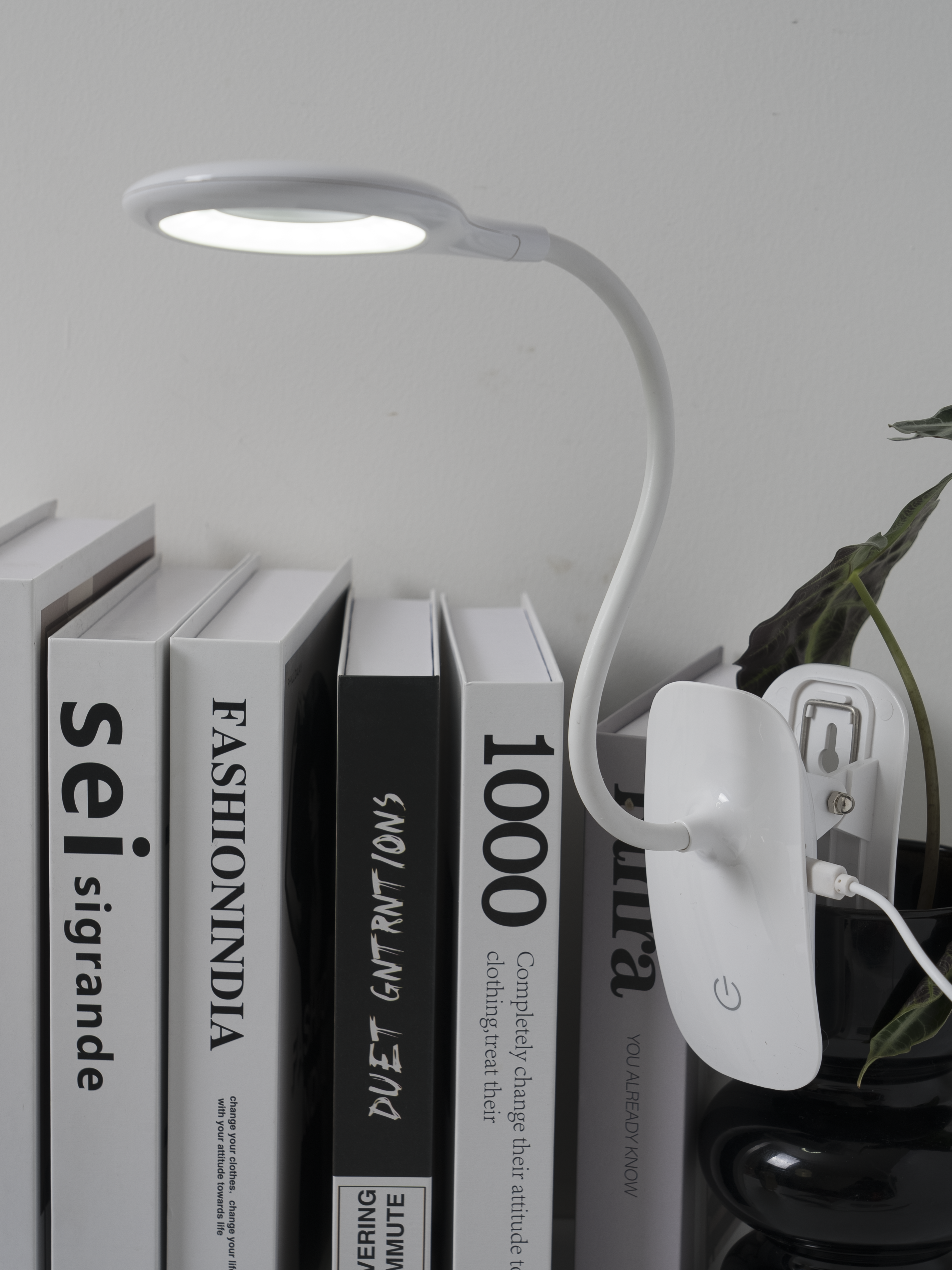 LAMPARA DE ESCRITORIO LUZ FRIA REGULABLE 0.5W-4.5W 30LM-245LM 6500K FORMA CIRCULAR-TWS702 - Imagen 3