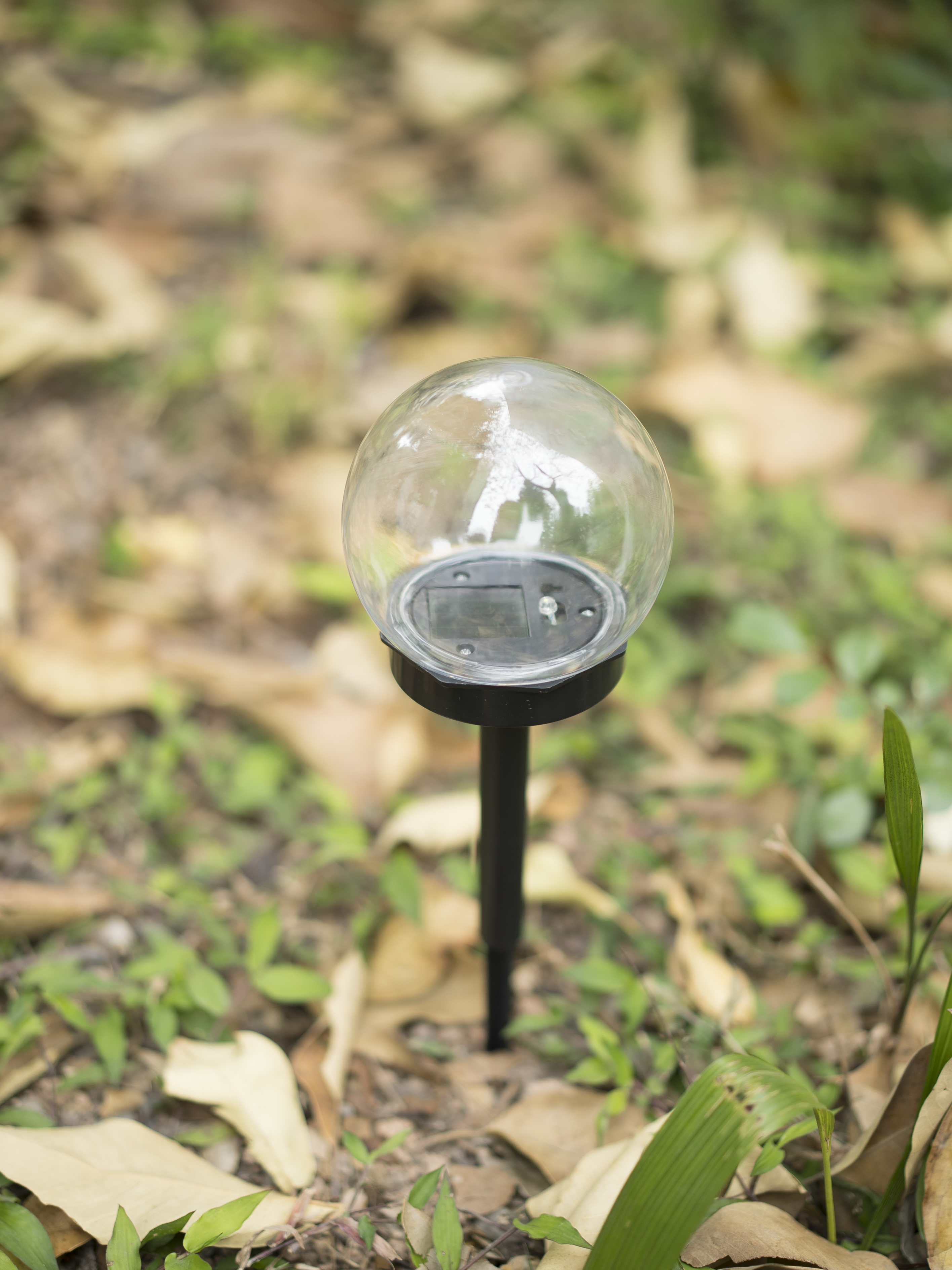 LAMPARA DE JARDIN SOLAR LUNA LLENA TRANSPARENTE 1LM IP44 6500K CON SENSOR DIA/NOCHE-8TYRTE37 - Imagen 6